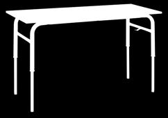 wysuwaną półką 1 i 2 osobowy Konstrukcja stołu: rura owalna 15x30, rura owalna 20x38, rura kwadratowa