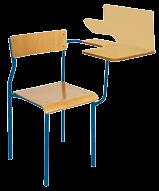 Krzesło szkolne S6 Konstrukcja: rura okrągła Ø