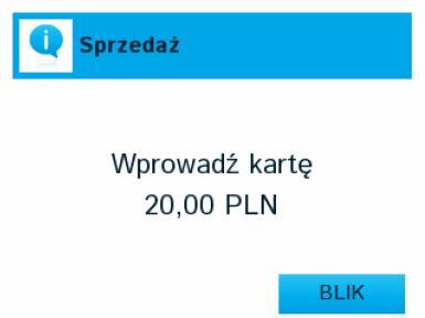 Sprzedaż transakcja BLIK Przebieg transakcji wykonanej przy użyciu kodów BLIK jest zbliżony do przebiegu