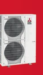 ZESTAWY KASKADOWE POMP CIEPŁA ECODAN PUHZ-SW120 PUHZ-SW100 PUHZ-SW160 / 200 Power Inverter z modułem wewnętrznym bez wbudowanego zasobnika CWU (grzanie i grzanie / chłodzenie) POWER INVERTER System