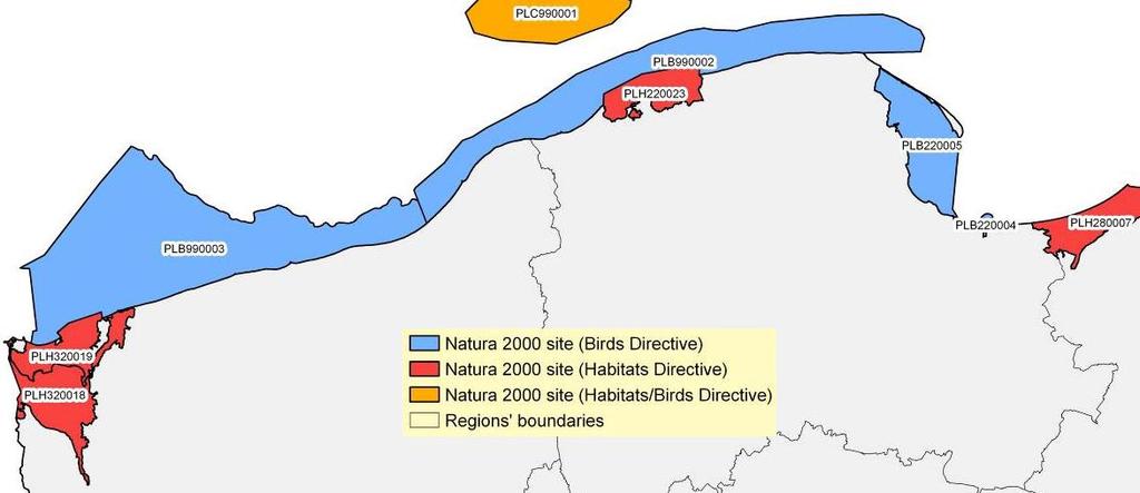 Specjalny obszar ochrony siedlisk Ujście Odry i Zalew Szczeciński (kod obszaru PLH320018) - 31.12.2009 r.