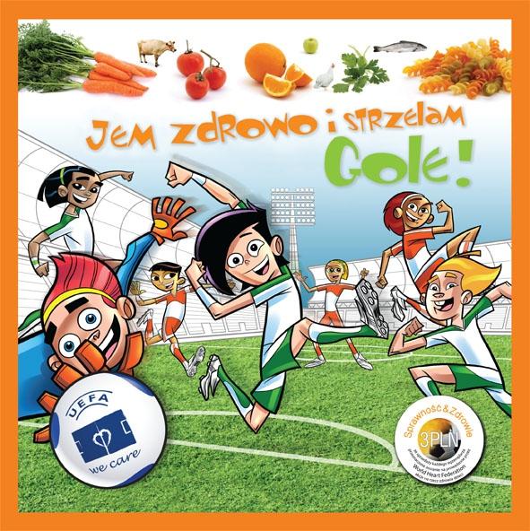 Projekt: Wydawnictwa piłkarskie - książka Eat for goals! Akcja "Eat for goals!