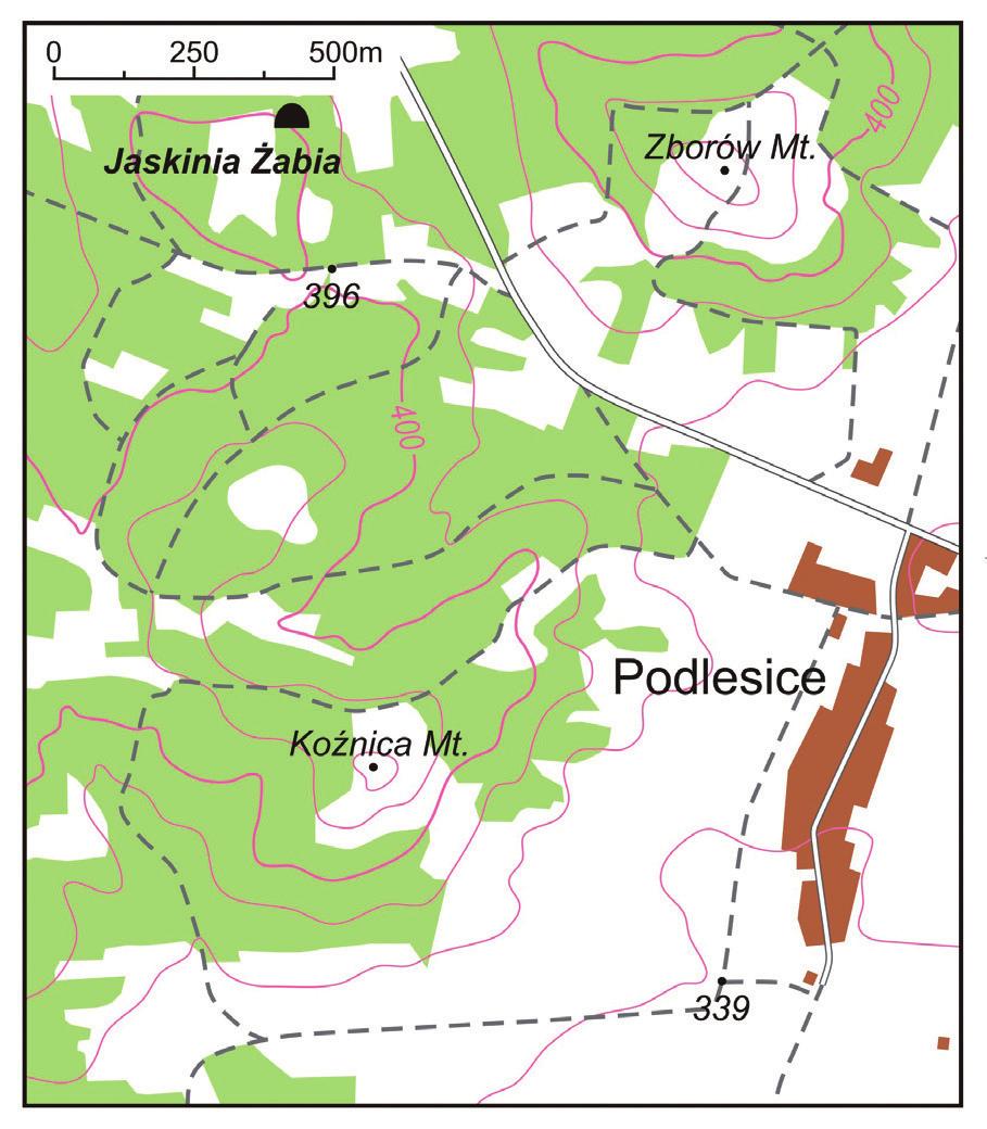 Fig. 1. Location of the Żabia Cave Fig. 2.