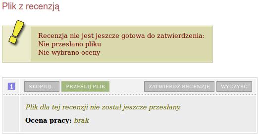 W celu wstawienia pliku najpierw należy użyć dostępnego w tej sekcji przycisku PRZEŚLIJ PLIK.