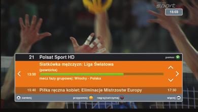 Po wyszukaniu kanałów należy potwierdzić instalację przyciskiem OK, a dekoder automatycznie uruchomi kanał Polsat.