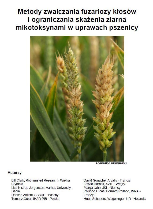 , Buśko M., Góral T., Kaczmarek A., Jeleń H. 2012. Differences in metabolomic profiles of the naturally contaminated grain of barley, oats and rye. Journal of Cereal Science. 56: 544-551. [40 pkt.