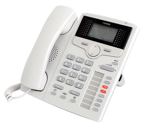 Telefony systemowe Slican CTS-220 Slican CTS-220 to wielofunkcyjny, przyjemny w obsłudze, łatwy w instalacji telefon systemowy z przyciskami BLF i opcjonalnym modułem Bluetooth.