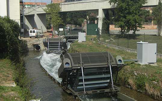 Turbina wodna Koło wodne hamowanie generatorowe silnika indukcyjnego klatkowej - pozyskiwanie