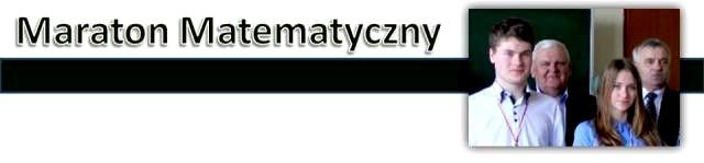 Laureatami II miejsca zostali: Beata Siwińska i Kamil Szydłowski Organizatorem III Maratonu Matematycznego Gimnazjalistów było się Starostwo Powiatowe w Kole i Zespół Szkół Ponadgimnazjalnych w
