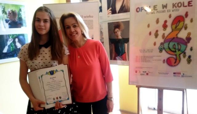 FESTIWAL PIOSENKI XXI WIEKU OPOLE W KOLE w którym udział wzięli uczniowie szkół