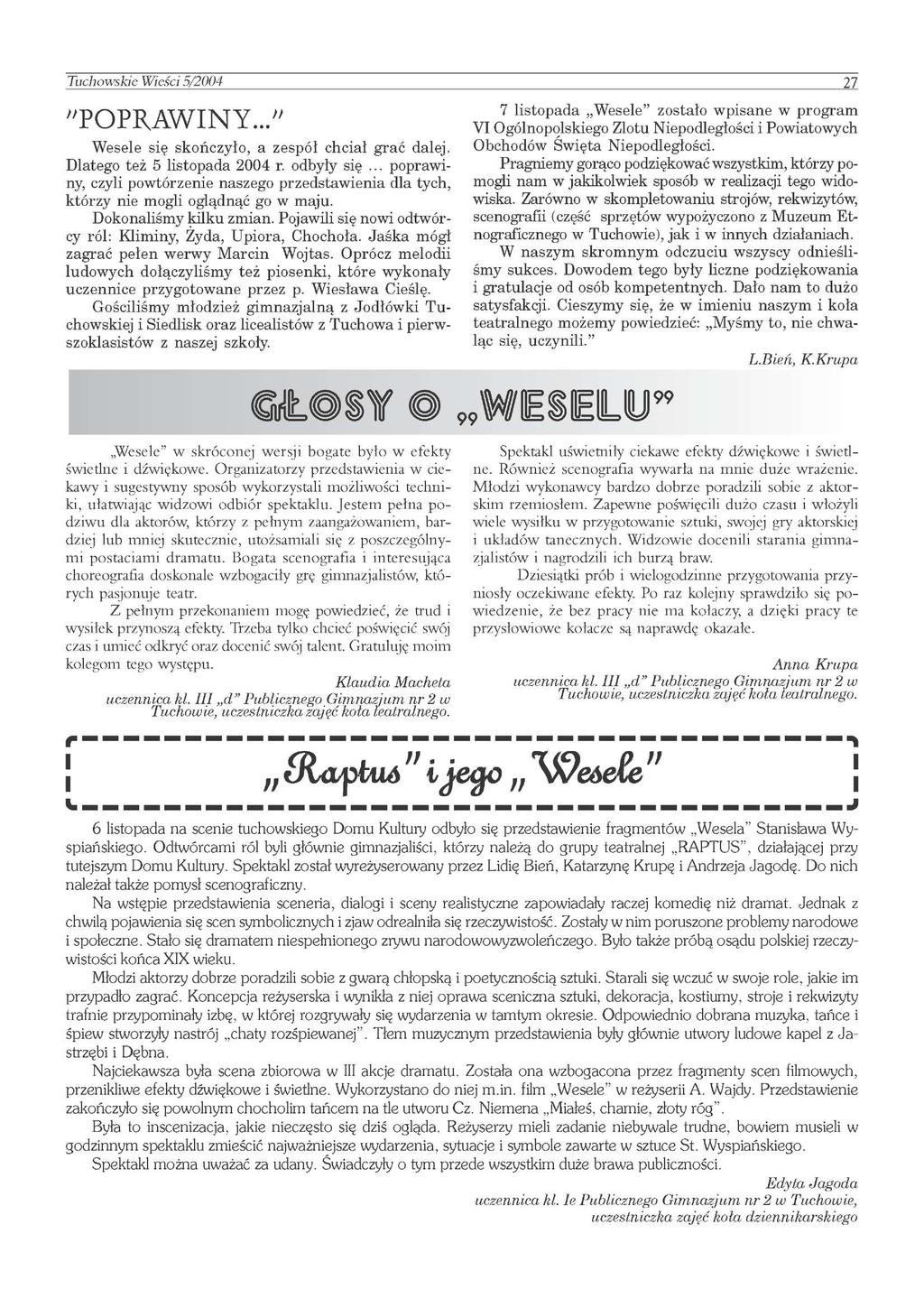 Planujecie lub i wesele? Szukacie usug z kategorii Szukam partnera? Wiem, e na ostatni chwil, ale szukam partnerki, ktra chciaaby pj z wysokim. Szukam partnera Krakw - Partner na wesele