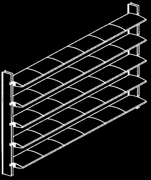 SyStEmy montażu PłytEk CERAmiCZnyCH tonality System szyn zaciskowych BAS profil łączący Wysokość Ilość Wymiar Wymiar Wymiar Wymiar Wymiar modułu 150 modułów 18 L 2694 A 55 B 75 C 75 E 14 175 16 2794