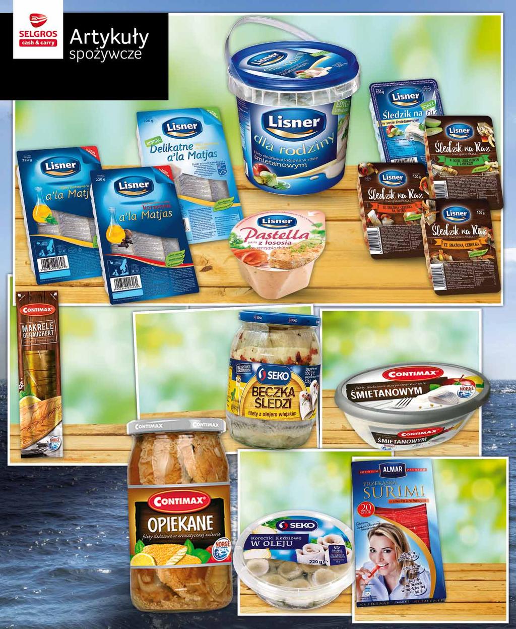 FILETY ŚLEDZIOWE W SOSACH 500 G po 46689444 5 99 z VAT 6.29 ŚLEDZIK NA RAZ 100 G po 36189900 1 69 z VAT 1.78 FILETY ŚLEDZIOWE A LA MATJAS W OLEJU 220/175 G 3 99 po 78437738 z VAT 4.19 zakupie min.