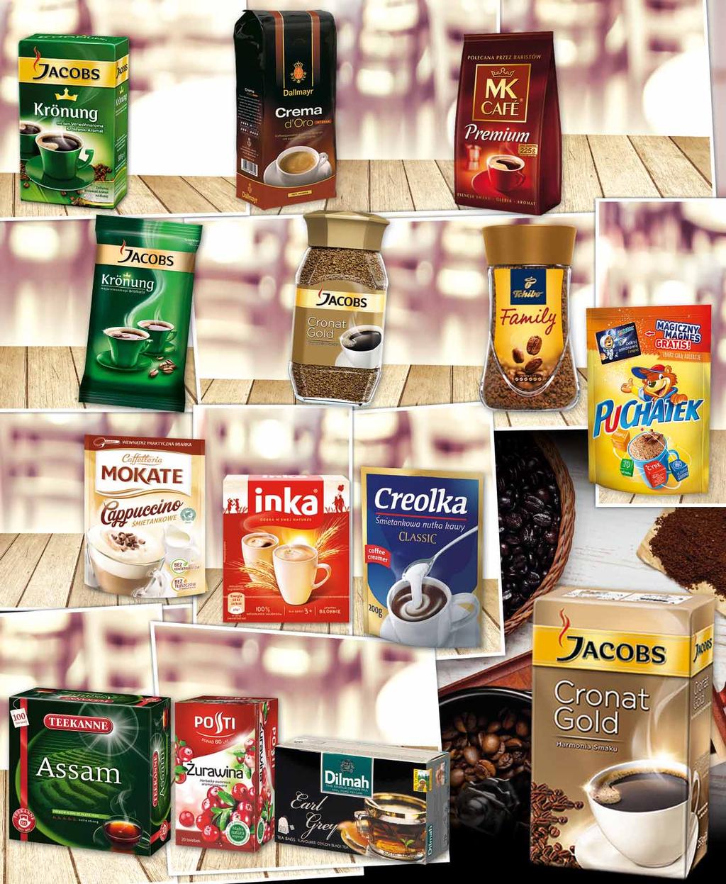 KAWA MIELONA JACOBS KRÖNUNG 500 G po 47230859 13 69 z VAT 16.84 KAWA ZIARNISTA DALLMAYR 1 KG po w promocji również Crema Perfetto, Espresso Intenso 48157929 45 59 z VAT 56.