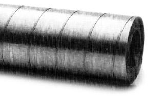 Spiralnie zwijany kanały wentylacyjne o przekroju okrągłym pre-izolowane IZOL system SRI-OCY Preizolowany kanał wentylacyjny płaszcz zewnętrzny i wewnętrzny wykonany ze spiralnie zwijanyego kanału