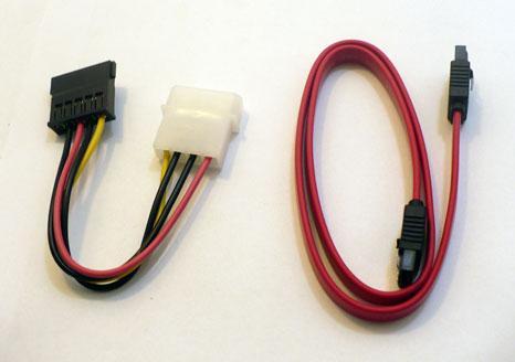 Kable SATA Kable SATA są węższe i bardziej elastyczne od kabli ATA Ułatwia to