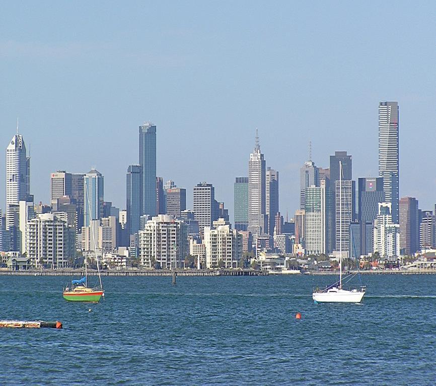 Melbourne - Melbourne założono w 1835 roku.