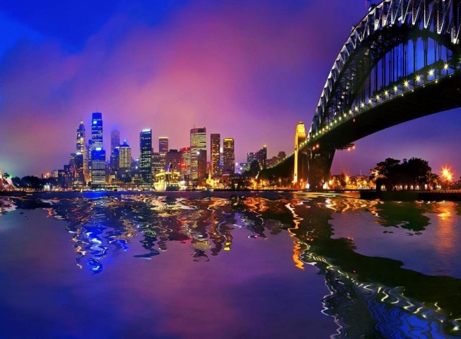 Sydney- jest to jedna z najbardziej znanych i największych metropolii świata, obowiązkowy punkt dla większości