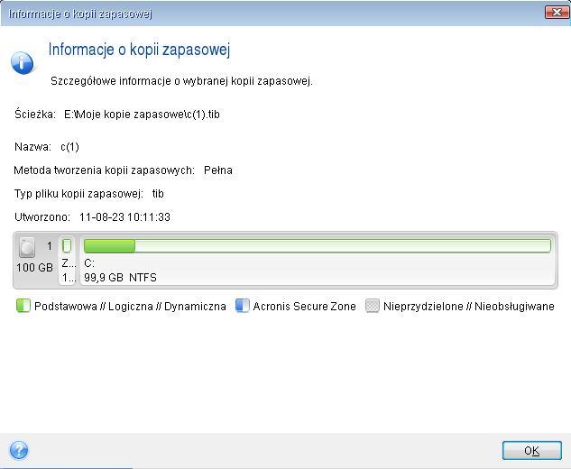 zawartego w kopii zapasowej. Jeśli kopia zapasowa zawiera system BIOS, uruchom nośnik startowy w trybie BIOS; jeśli zawiera system UEFI, ustaw tryb UEFI. 4.