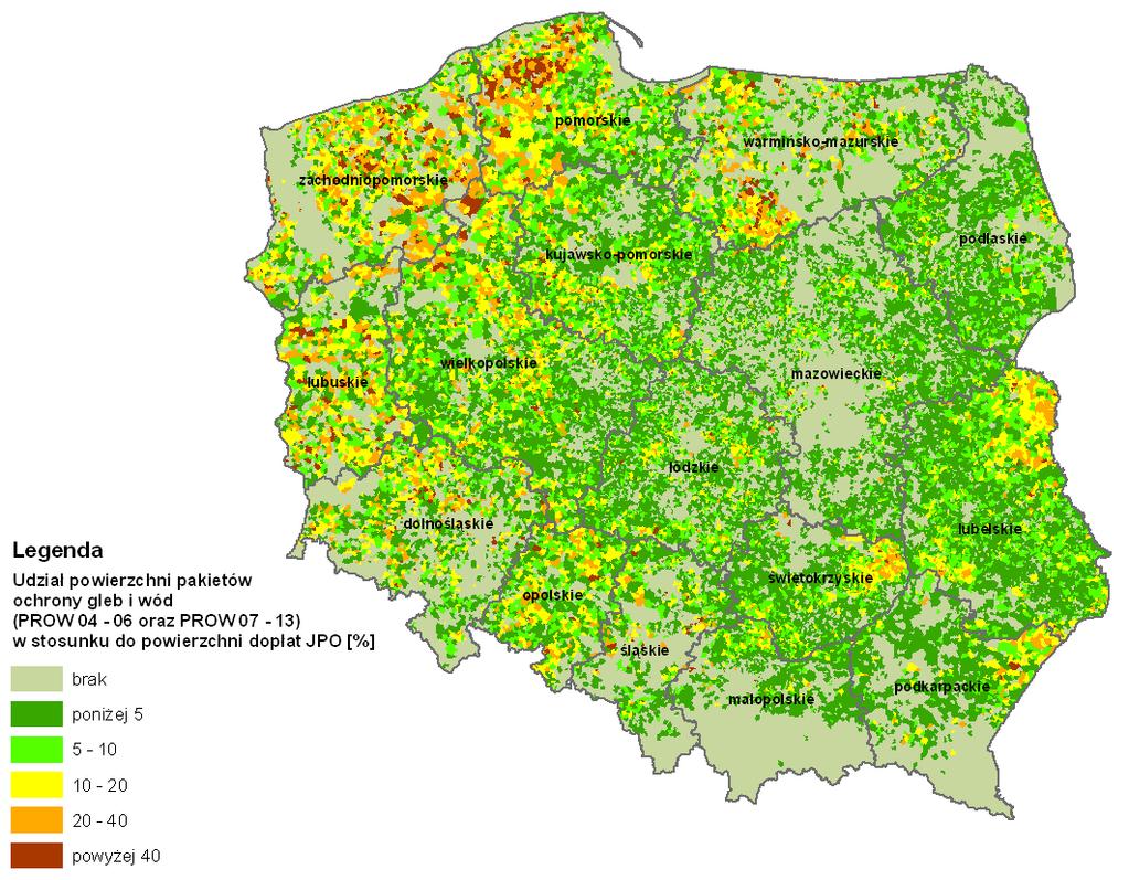 Zróżnicowanie obszarów wiejskich c.d.