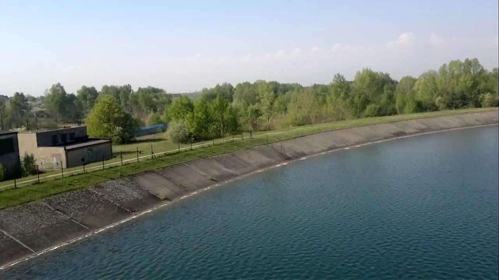 Zbiornik Dziećkowice Na ujęciu stosowane są procesy uzdatniania wody: pompy tłoczą wodę do stacji uzdatniania wody, pierwszy element uzdatniania komory wstępnego ozonowania utlenienie wstępne,