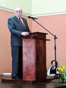 Bohdan Synal oraz sekretarz Zarządu inż. Jan Rudy. Laudację o sylwetce prof. Kazimierza Idaszewskiego wygłosił prof. Bohdan Synal, który jest jego wychowankiem.