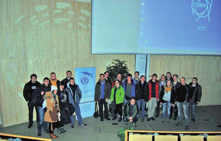 zorganizował trzecią już edycję projektu ElektroTrip. Wyjechaliśmy 20. listopada 2013 r. w godzinach porannych do Prévessin-Moëns.
