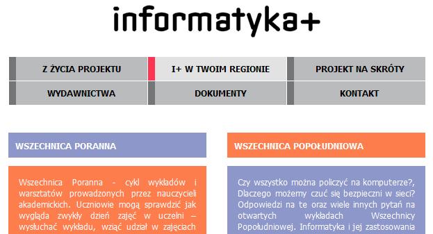 Podstawowe pojęcia 1#5 Strona internetowa wynik interpretacji dokumentu napisanego w