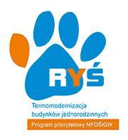 Program RYŚ Program RYŚ termomodernizacja budynków jednorodzinnych Cel: - ograniczenie tzw.