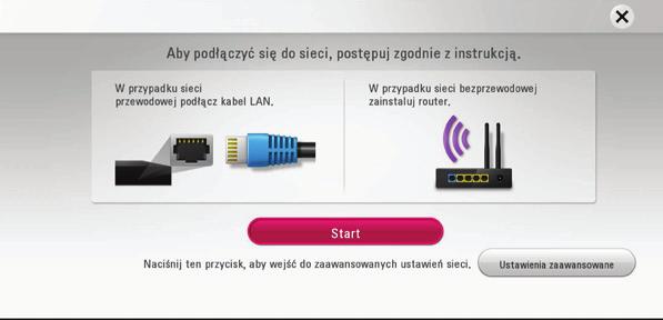 18 Przyłączanie 2 Przyłączanie Bezprzewodowe połączenie sieciowe Inną opcją połączenia jest użycie punktu dostępowego lub routera bezprzewodowego.