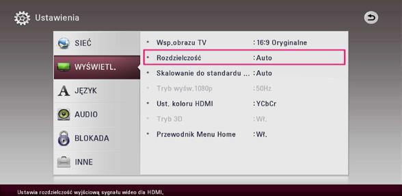 16 Przyłączanie 2 Przyłączanie Co to jest SIMPLINK? Niektóre funkcje tej jednostki sterowane są pilotem telewizora, jeśli ta jednostka i telewizor LG z systemem SIMPLINK połączone są złączem HDMI.