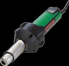 Produkt szwajcarski Producent: LEISTER Ergonomiczna konstrukcja Niska waga Bezpieczeństwo Nowa generacja Filtry powietrza Jakość dla każdego TRIAC ST Dane techniczne Napięcie V~ 230 Moc W 1600