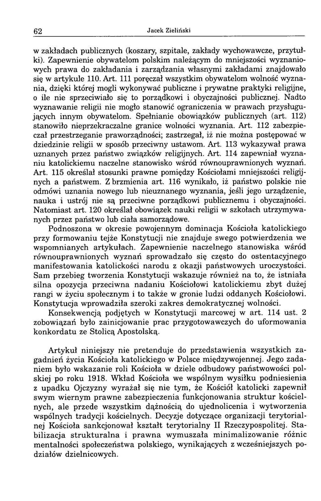 62 Jacek Zieliński w zakładach publicznych (koszary, szpitale, zakłady wychowawcze, przytułki).