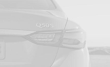 WERSJE WYKOŃCZENIA, PAKIETY I OPCJE Q50 Q50 PREMIUM Q50S SPORT Q50S SPORT TECH System start-stop (za wyjątkiem wersji z silnikiem benzynowym V6 o pojemności 3,0 l) Inteligentne wspomaganie kierownicy