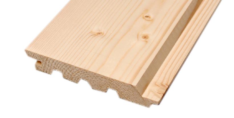 Elewacja Seca profil Budmax-Extra Wymiar Powierzchnia krycia Drewno Jakość Folia Pakowanie Ilość szt/pal 24x146mm 24x127mm AB foliowane 4 160 24x146mm 24x127mm C foliowane 4 160 Deska z profilu