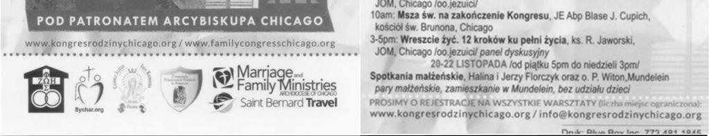 You may also contact the parish of ice at 773-767-8183 or the To Teach Who Christ Is of ice at 312-534-8500.