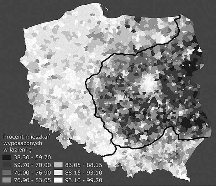 niskiej znajomości przez władze lokalne spraw związanych z utylizacją ścieków na terenach podległych ich zarządowi, braku poczucia wspólnoty, ograniczeń finansowych oraz tolerancji na nieekologiczne