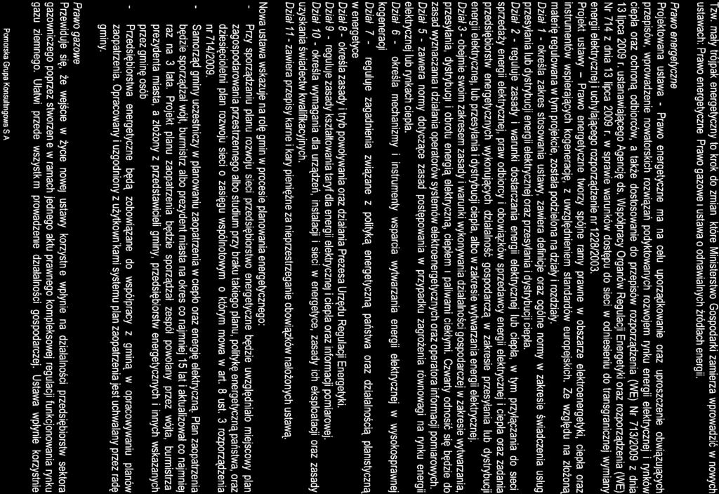 4! Założena do planu zaopatrzena w energę elektryczną, cepło palwa gazowe dla 9 Gmny Konstancn-Jezorna na lata 2014-2030 ; Tzw.