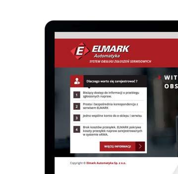 Serwis i gwarancja Dok adamy wszelkich stara, aby oferowany przez nasz rm sprz t spe nia najwy sze standardy. Na sprz t zakupiony w Elmark Automatyka Sp.