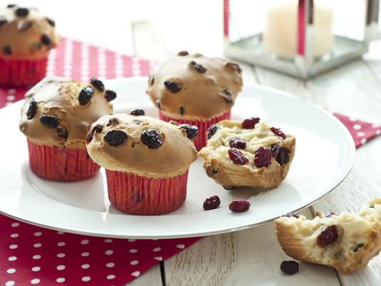 Muffinki żurawinowe mąka - 340 gramów cukier puder - 0.