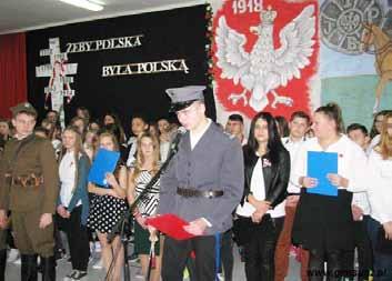 rocznicę odzyskania przez Polskę niepodległości.