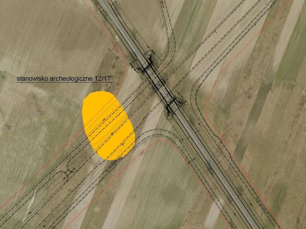 Rys. 48 Lokalizacja stanowiska archeologicznego 12/