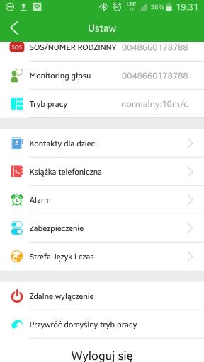 3. KonIiguracja Smartwatch a Wybierz ikonkę Ustaw 3.1.