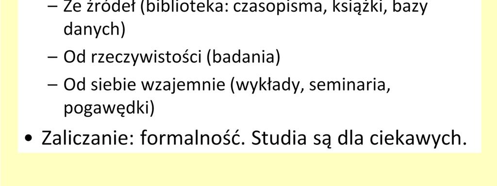A co to jest uniwersytet?