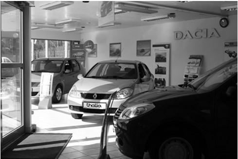 Phisical evidance Phisical evidance Salon DACIA Salon BMW Obszar działania w praktyce: Co sprzedawać? Komu sprzedawać?