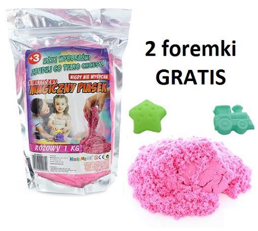 NO-1000415 PIASEK MAGICZNY 1 KG RÓŻ Cena netto 12,90 zł