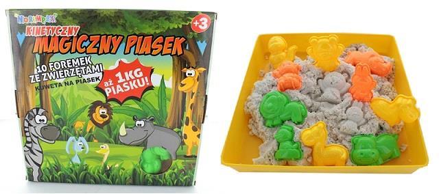 piasek magiczny  szt zwierzątka dzikie, Cena netto