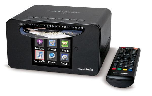 Sieciowy serwer Audio HiFi z czytnikiem płyt CD i radiem internetowym
