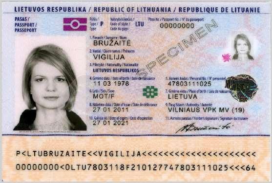 Dane personalne / inne wpisy personalizacyjne 123 Personalizacja jest procesem, w którym do dokumentu są wprowadzane wizerunek, podpis i dane personalne posiadacza.