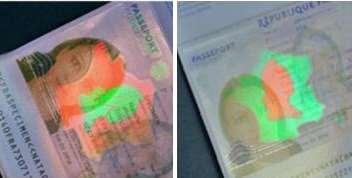 Dyfrakcyjny element identyfikacyjny DID 190 Należy wykonać obrót o 90º w tej samej płaszczyźnie: